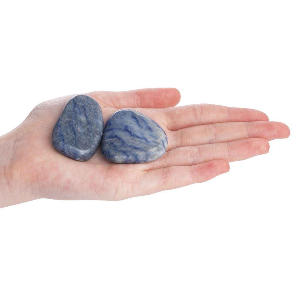 African Blue Quartz Smoothstone