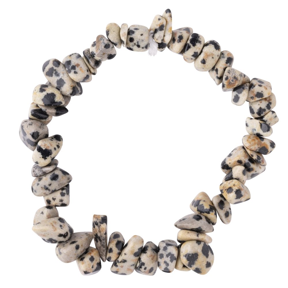 Dalmation Jasper Chip Bracelet