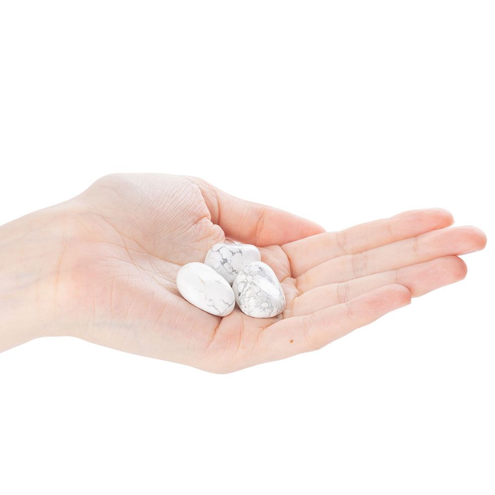 Howlite Tumblestones (Medium)
