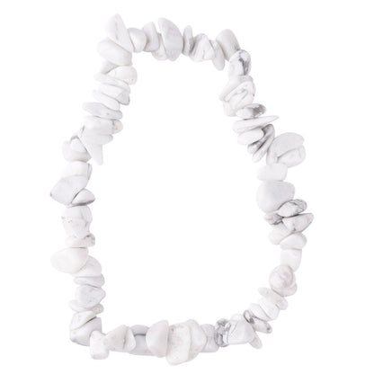 Howlite Chip Bracelet
