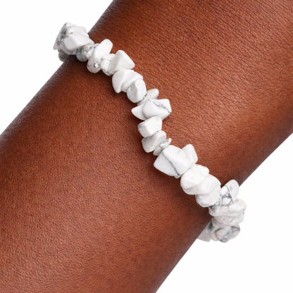 Howlite Chip Bracelet