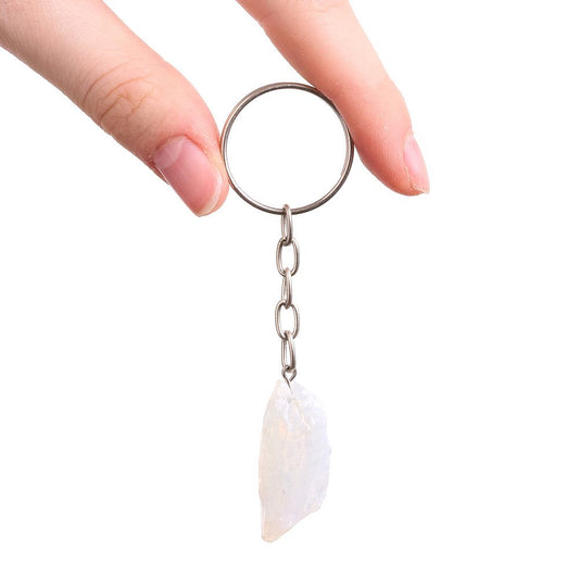 Milky Quartz Keyring