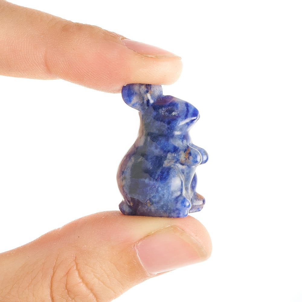 Sodalite Rabbit Carving